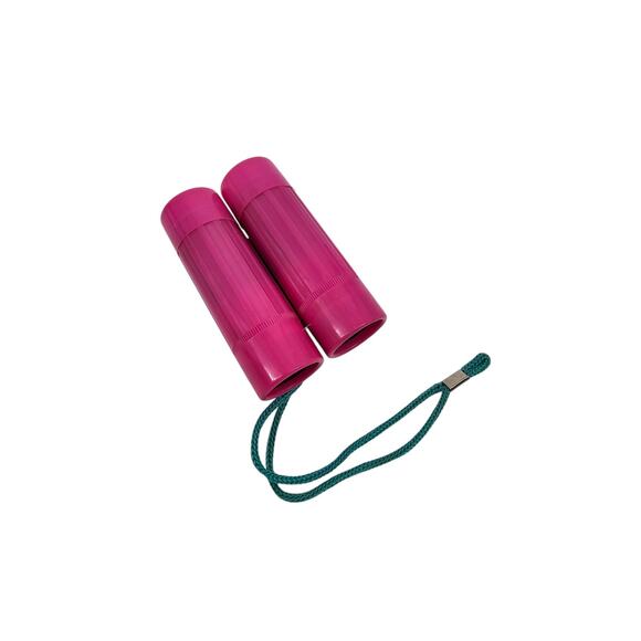 Vintage 1990s Fun Gear Kids Plastic Binoculars 4x25 Pink - Picture 3 of 5